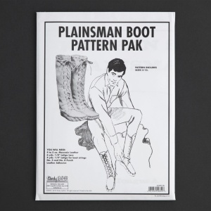 Set tipare pentru cizme Plainsman (Plainsman Boot Pattern Pack) - Tandy Leather 62690-00
