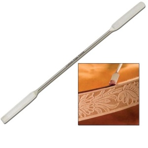 Spatula din inox pentru aplicat vopsea de margini piele Craftool Edge Paddle - Tandy Leather 3439-00 - Img 4