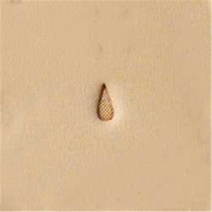 Stanta de embosare piele Craftool A098 (background teardrop cu patratele) - Tandy Leather 6098-01 - Img 2