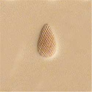 Stanta de embosare piele Craftool P212 (pear shader cu patratele) - Tandy Leather 6212-00 - Img 2