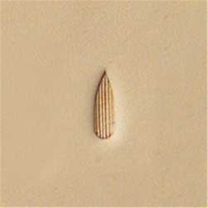 Stanta de embosare piele Craftool P368 (teardrop shader cu linii) - Tandy Leather 6368-00 - Img 2