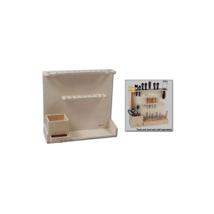 Suport din lemn de lux pentru scule de mana, cu sertar - Tandy Leather 32401-01 - Img 3