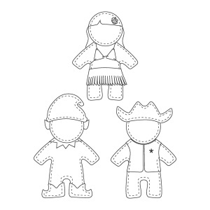 Tipar hartie breloace Tandy Tots (Tandy Tots) - Tandy Leather 56464-00