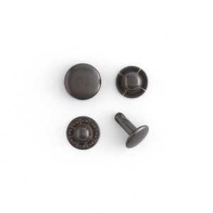 Capse Segma (Line 16), finisaje alama, alama antica, nichel antic si gunmetal - Tandy Leather - imagine 4