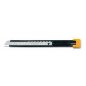 Cutter subtire complet metalic OLFA S (Japonia) – Pentru precizie si grafica, 9 mm - Img 2