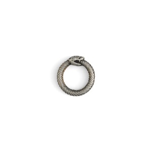 Inele O Infinity Snake (Ouroboros), argintiu antic, fara nichel - Tandy Leather - Img 5