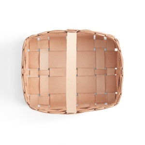 Kit cos impletit din benzi de piele vegetala Tandy Leather, 23 x 28 x 23 cm - imagine 4