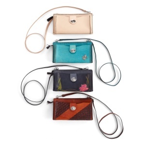 Kit geanta crossbody Erica din piele Tandy Leather, cu portofel asortat - imagine 2