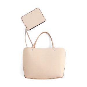 Kit geanta tote Charlotte din piele vegetala Tandy Leather, cu trusa cosmetice - imagine 6