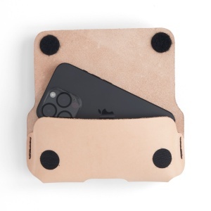 Kit husa de telefon XL din piele vegetala Tandy Leather, cu prindere pe curea - imagine 3