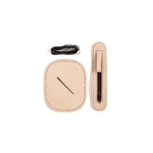 Kit portmoneu Tom Thumb cu fermoar din piele vegetala Tandy Leather, 5,7 x 10 cm - Img 7