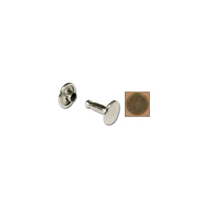 Nituri cu cap dublu, finisaj alama antica, set 100 buc - Tandy Leather - Img 3