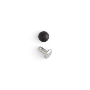 Nituri cu cap semisferic 7 mm si 10 mm, finisaj alama sau negru mat, set 100 buc - Tandy Leather