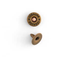 Nituri tip "Cartus" (Shotgun Shell), set 30 buc - Tandy Leather - Img 5