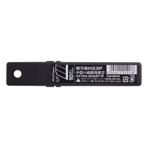NT Cutter BH23P Set 10 Lame Negre Tip H 12.5mm - Img 5