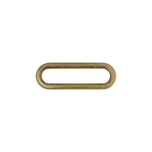 Pasant simplu 1909 (strap loop) pentru curele de 38 si 51 mm, alama antica - Tandy Leather - Img 4