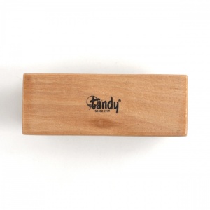 Perie de curatare din par natural de mistret – Tandy Leather, maner din lemn - Img 5