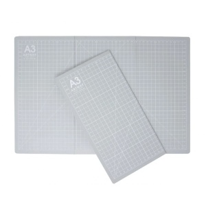 Placa taiere autovindecabila HOBBY 2 fete, 3 mm GRI format A3 - Img 2