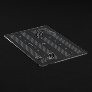 Sablon acrilic pentru gaurile si capetele curelelor (2,5 – 5 cm) (Belt End) - Tandy Leather 3625-00 - imagine 2