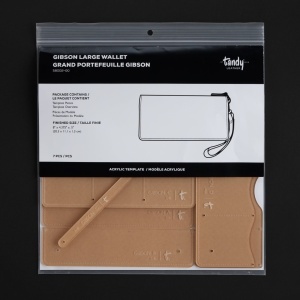 Sablon acrilic portofel mare Gibson (Gibson Large Wallet) - Tandy Leather 58002-00 - imagine 4