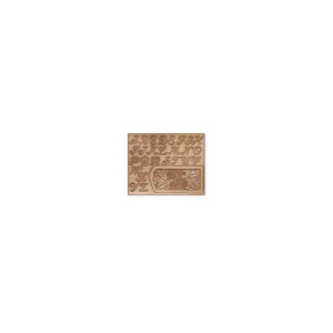 Sablon reutilizabil Craftaid, model alfabet de 25 mm (1 in) (1" Alphabet) pentru modelaj piele - Tandy Leather 72283-00 - Img 4
