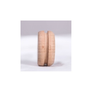 Scula din lemn pentru lustruit si finisat margini piele Wuta (Rotund / Plat / Disc) - Img 5