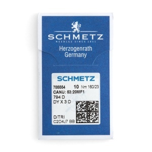 Set 10 ace Schmetz 794 D pentru masini de cusut piele, marime ata 138 - Tandy Leather 3789-61