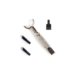 Set cutit pivotant pentru pielarie cu 4 lame si surubelnita | Inaltime fixa 70 mm - Img 4