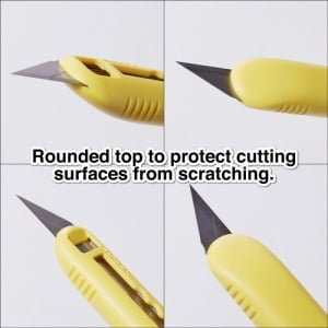 Set Cutter / cutit utilitar mic cu cartus de lame -NT Cutter - 9mm + 10 lame de schimb + rigla 30 cm - Img 6