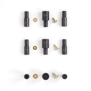 Set matrite pentru nituri cu piulita pentru presa manuala, pentru nituri decorative - Tandy Leather 3984-00 - Img 3
