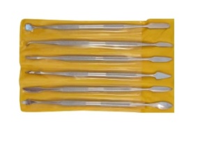 Set sase spatule modelaj in piele naturala - Img 1