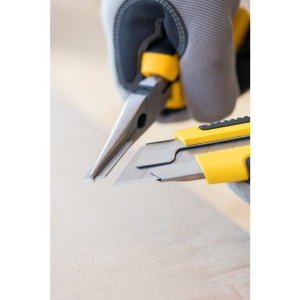 Stanley 0-10-425, Cutter cu blocarea lamei prin roata, DynaGrip, 180mm + o lama segmentata 25mm - Img 6