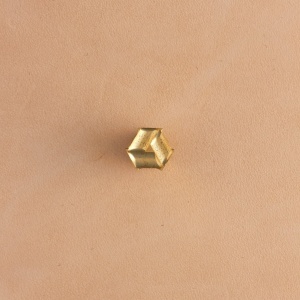 Stanta de embosare din alama, model tri-weave dimensional (Dimensional Triweave) - Tandy Leather 8900-35 - Img 3