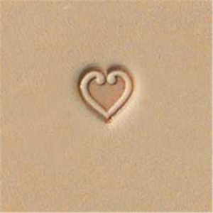 Stanta de embosare piele Craftool O085 (inima) - Tandy Leather 68085-00 - Img 2