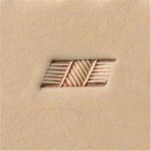 Stanta de embosare piele Craftool X498 (basketweave inclinat) - Tandy Leather 6498-00 - Img 2