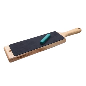 Strop din piele cu doua fete BeaverCraft LS1P1 (380 mm, 230x80 mm) cu pastă de polisat