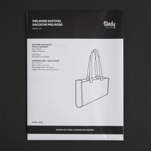 Tipar hartie geanta satchel Melrose (Melrose Satchel) - Tandy Leather 56407-00 - Img 3