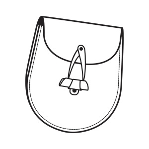 Tipar hartie sporran scotian (Sporran) - Tandy Leather 56447-00