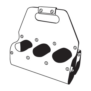 Tipar hartie suport pentru 6 sticle (6 Pack Holder) - Tandy Leather 56455-00