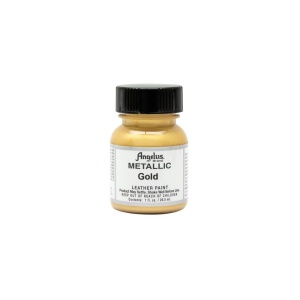 Vopsea acrilica Angelus metalizata (Metallic) pentru piele, 29.5 ml - Img 4
