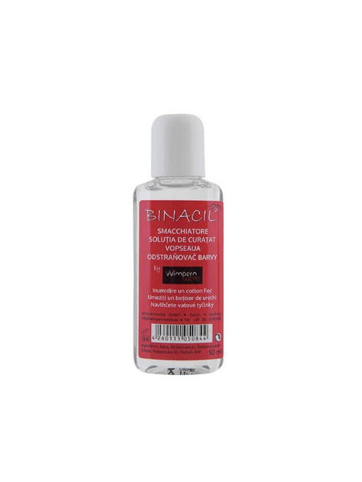 Solutie de curatat vopseaua de gene si sprancene de pe piele Binacil- 50 ml