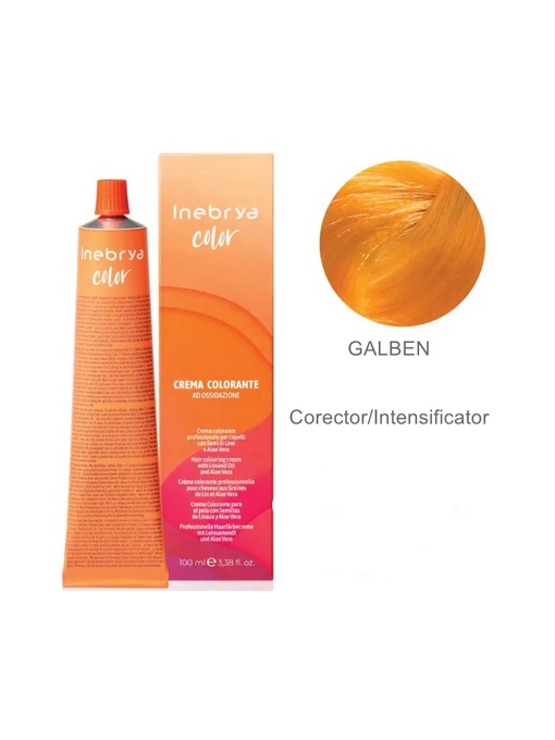 Vopsea inebrya 100 ml -GALBEN (CORECTOR INTENSIFICATOR