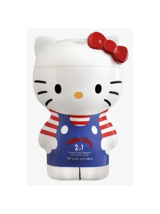 Gel de dus si sampon pentru copii Hello Kitty, 2D- 400 ml, Air Val