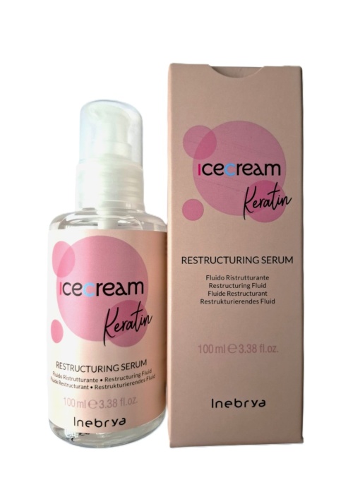 Fluid restructurant cu keratina Inebrya-100 ml