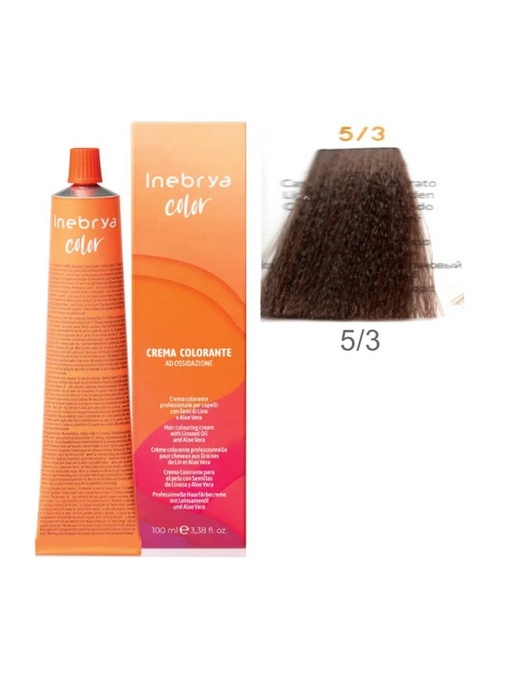 Vopsea inebrya 100 ml - 5/3 (Auriu)