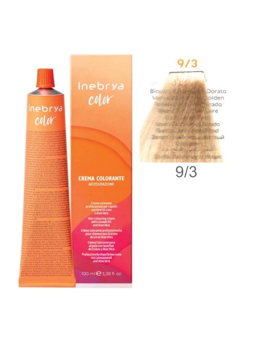 Vopsea inebrya 100 ml - 9/3 ( auriu)