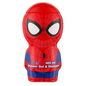 Gel de dus si sampon pentru copii Spider-Man, 2D- 400 ml, Air Val