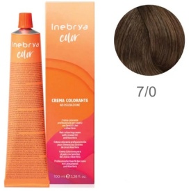 Vopsea inebrya 100 ml -7/0 BLONDE - Img 1
