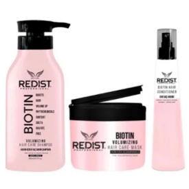 KIT PROMO REDIST PENTRU VOLUM CU BIOTINA (Sampon 500 ML, Masca 250 ML,Balsam bifazic 225 ml)