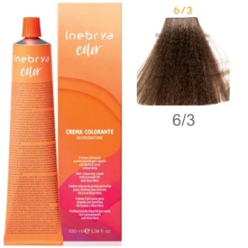 Vopsea inebrya 100 ml - 6/3 ( Auriu)